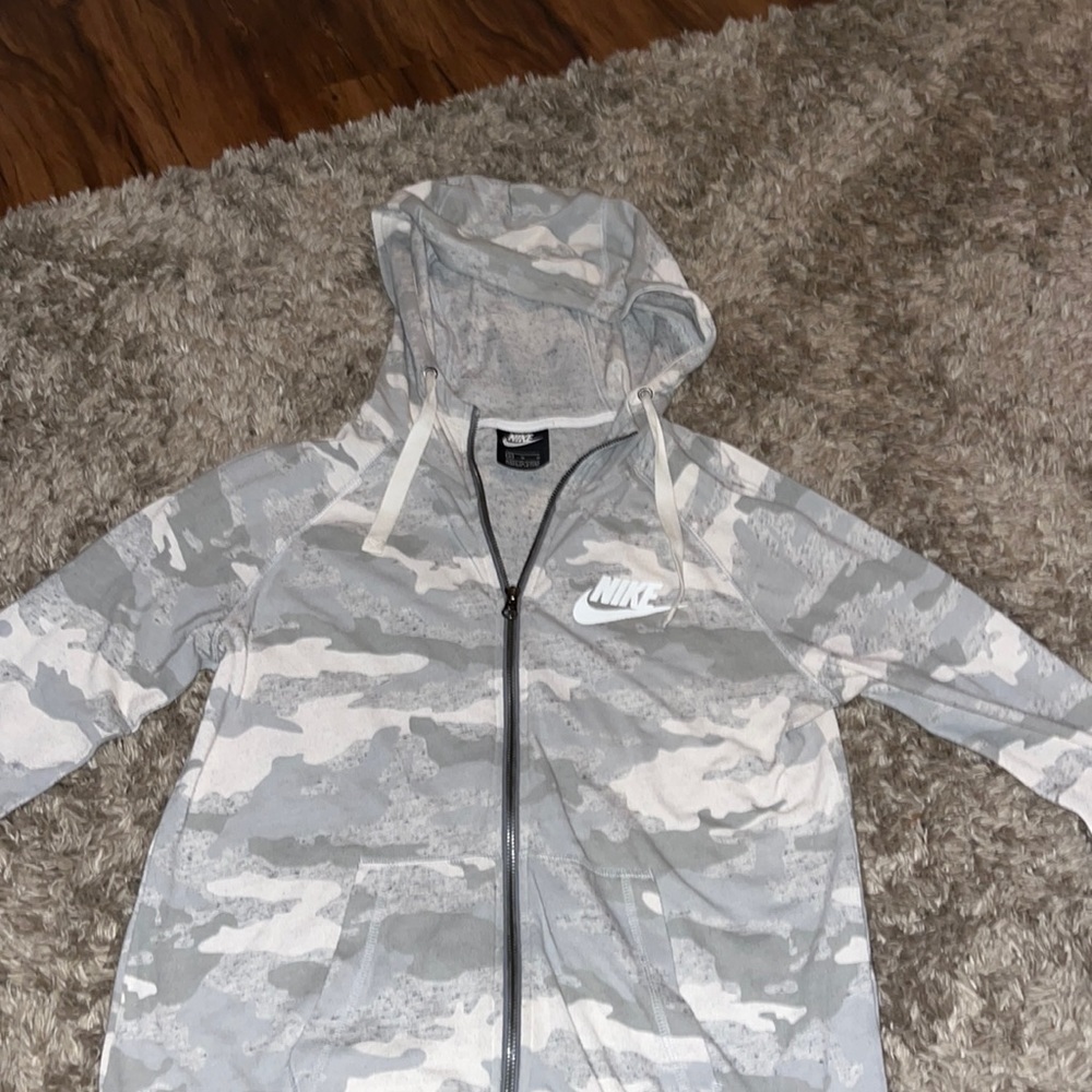 Womens Camo Nike Zip-Up